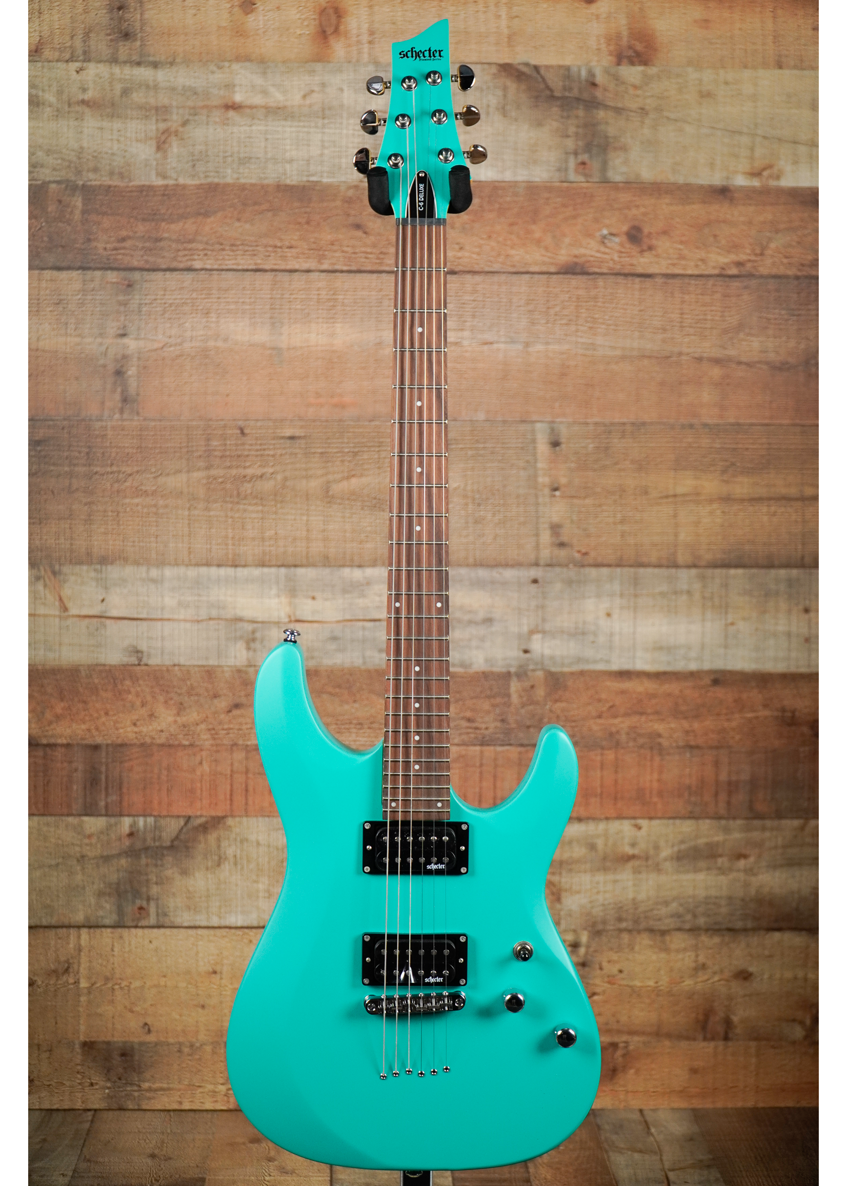 Schecter Schecter  C-6 Deluxe Satin Aqua