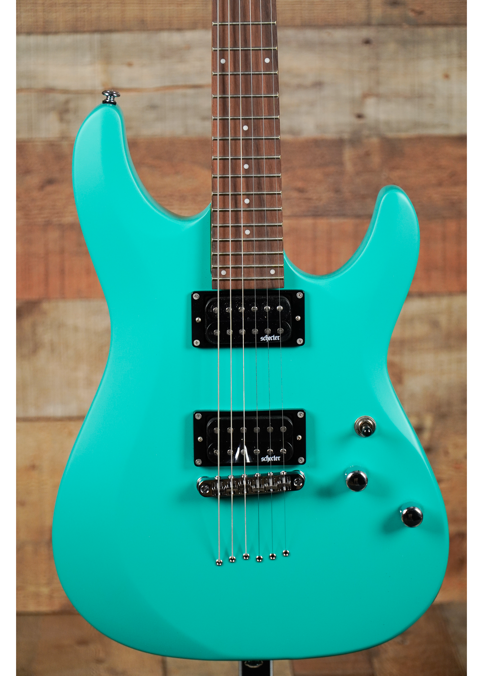 Schecter Schecter  C-6 Deluxe Satin Aqua