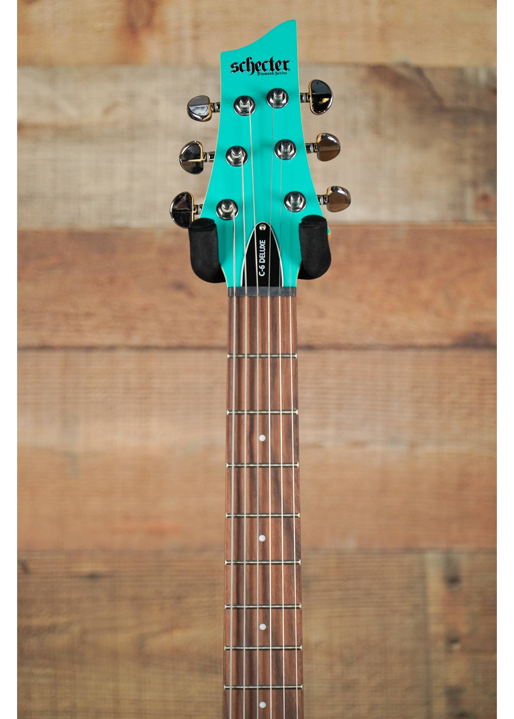 Schecter Schecter  C-6 Deluxe Satin Aqua