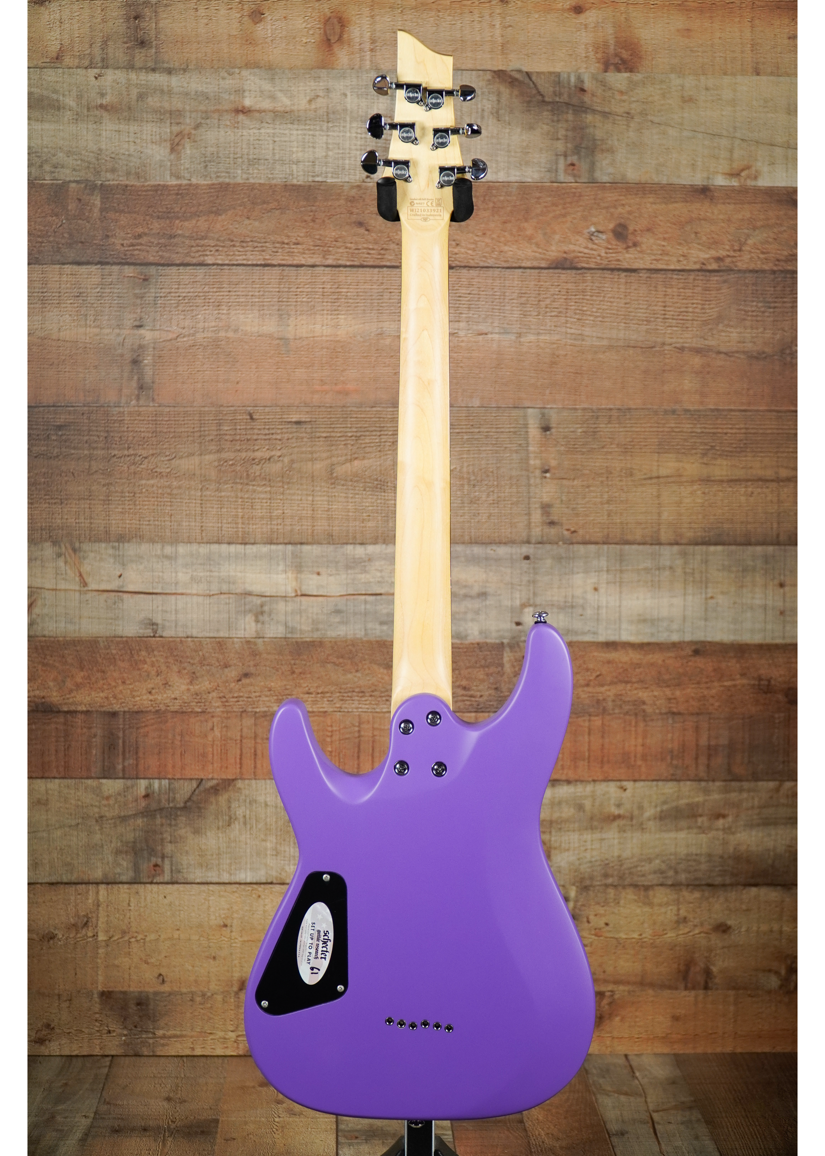 Schecter C-6 Deluxe Satin Purple - Showtime Music