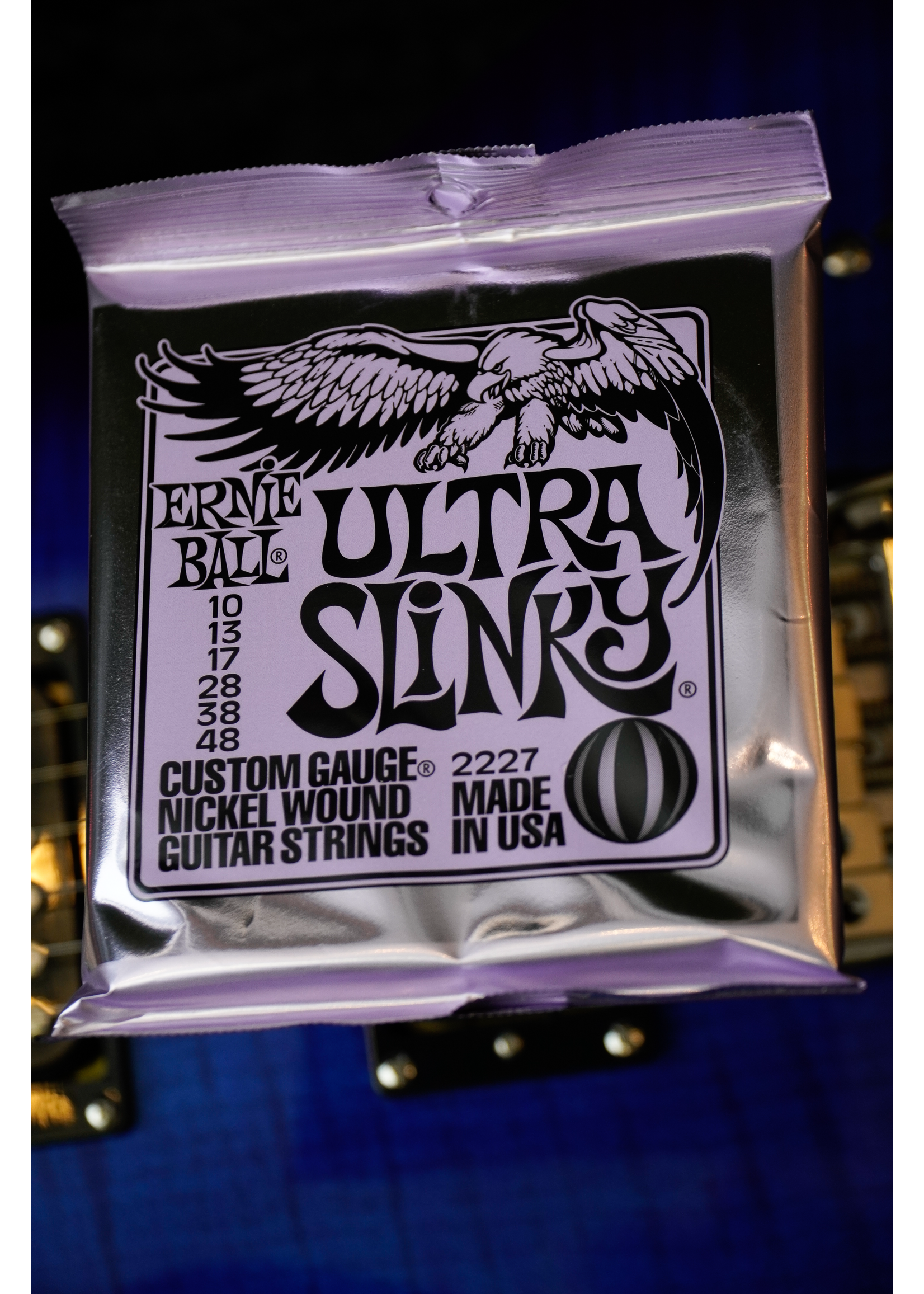 ernie ball Ernie Ball Ultra Slinky Nickelwound Electric Guitar Strings 10 - 48 Gauge