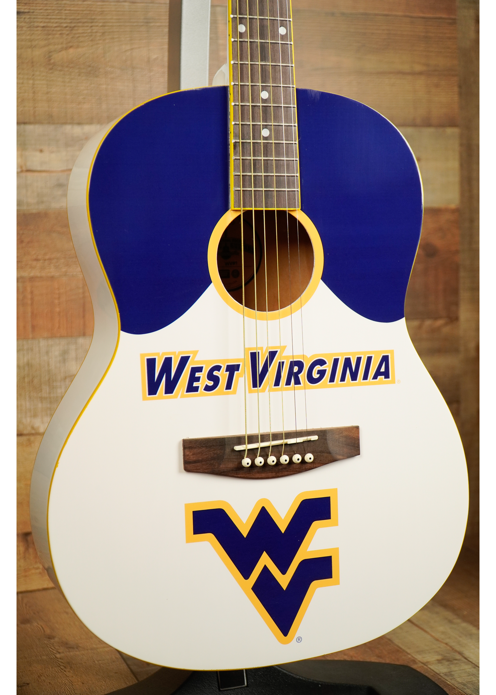 indiana guitar company Indiana Guitar Company Collegiate Acoustic Guitar 2014 WVU