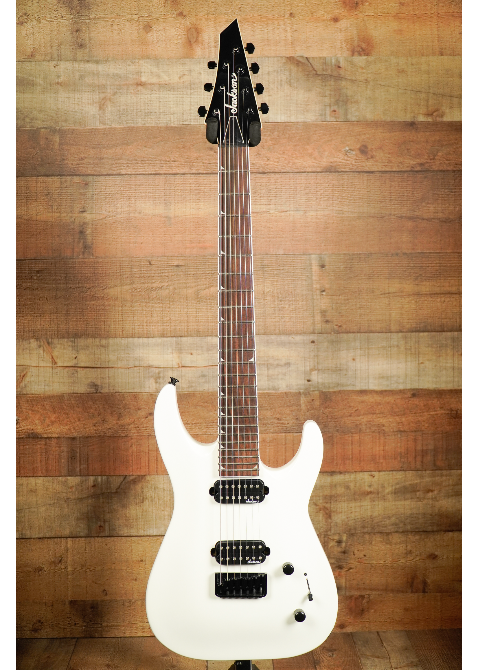 Jackson Jackson JS Series Dinky™ Arch Top JS32-7 DKA HT, Amaranth Fingerboard, Snow White