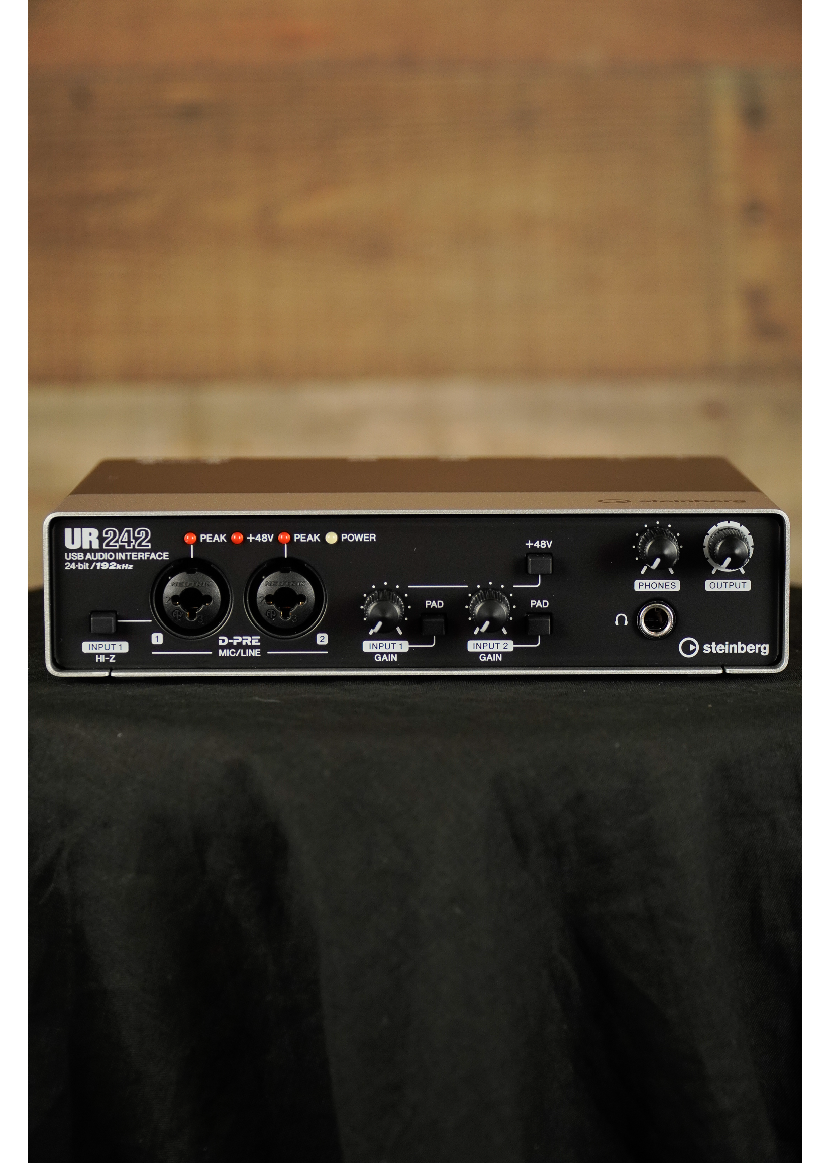 Steinberg UR242 4x2 USB 2.0 Audio Interface w/ MIDI I/O Showtime Music