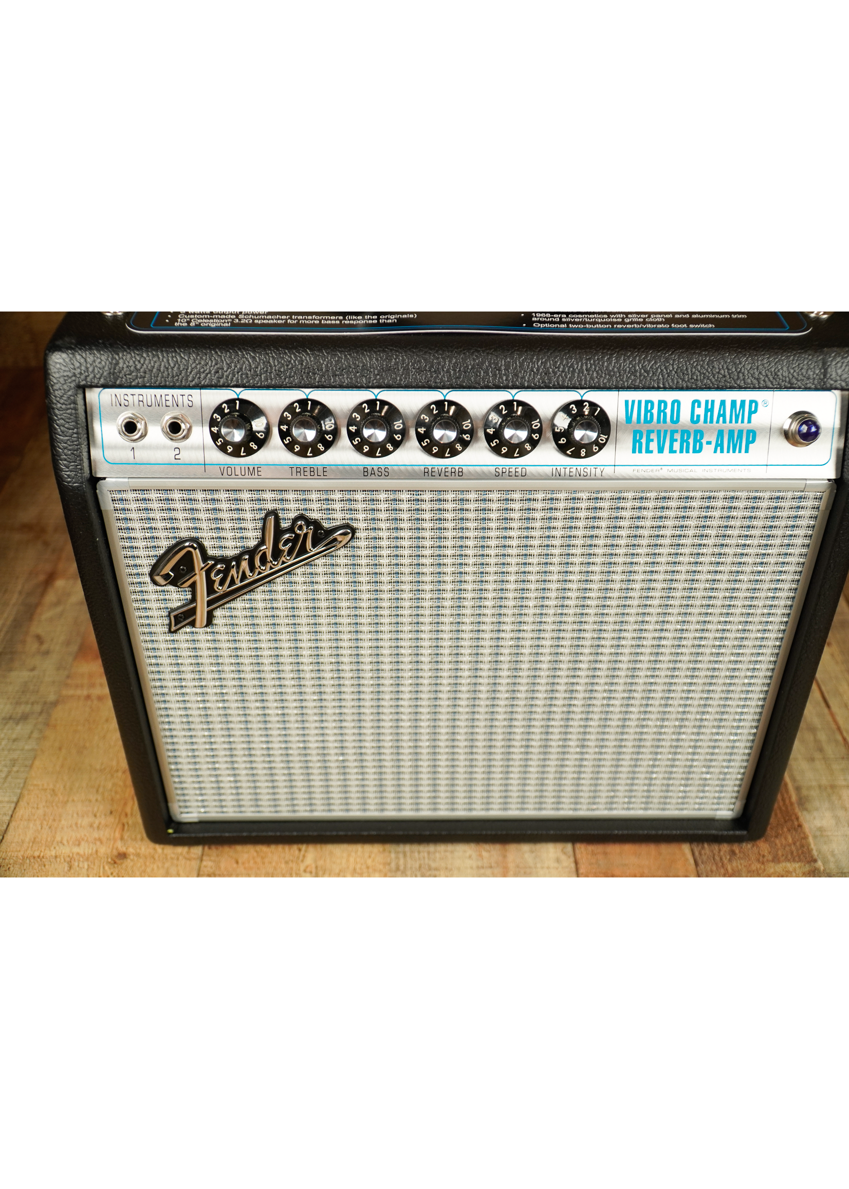 Fender '68 Custom Vibro Champ® Reverb, 120V - Showtime Music