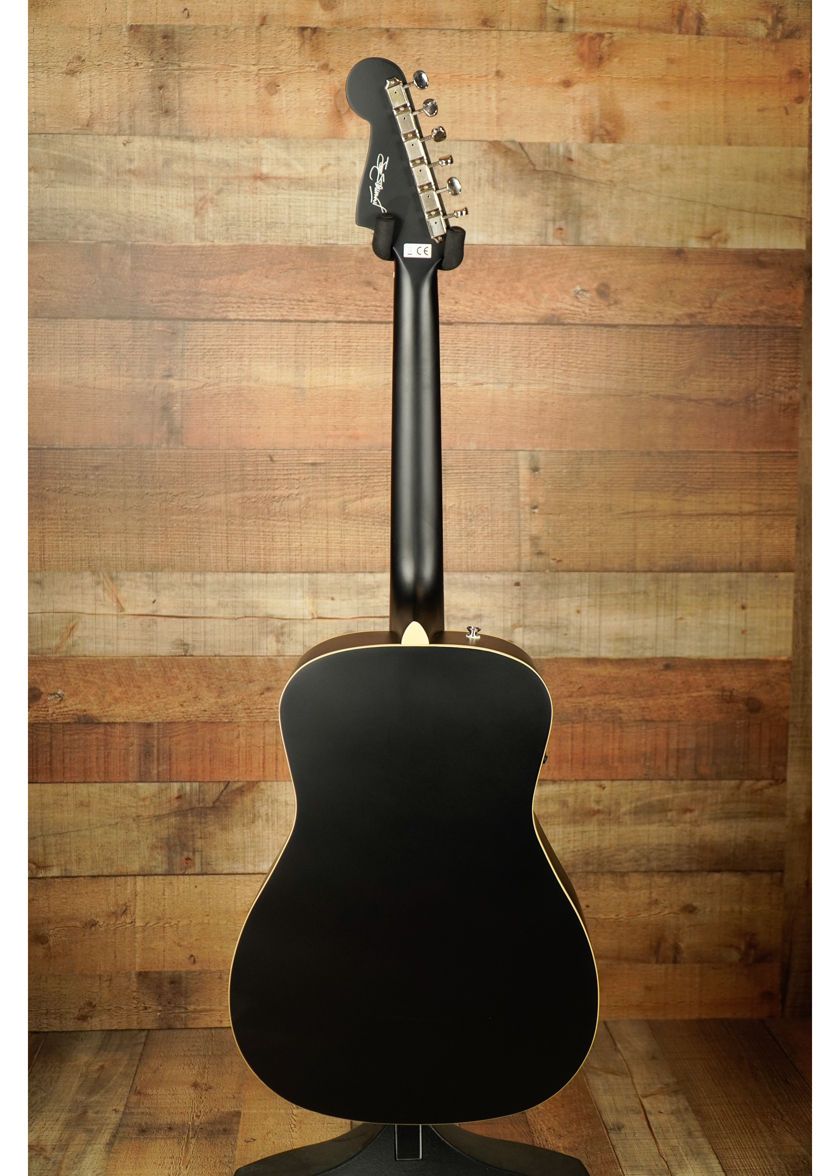 Fender エレアコ Joe Strummer Campfire, Walnut Fingerboard, Matte Black ソフトケース付属 