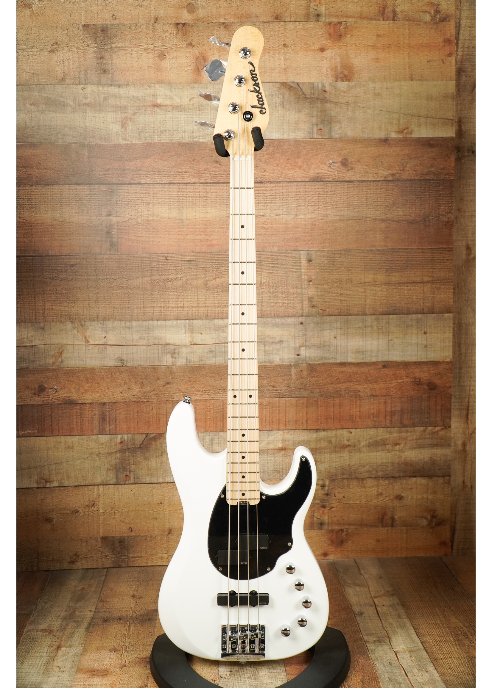 Jackson Jackson X Series Signature David Ellefson Concert™ Bass CBXM IV, Maple Fingerboard, Snow White