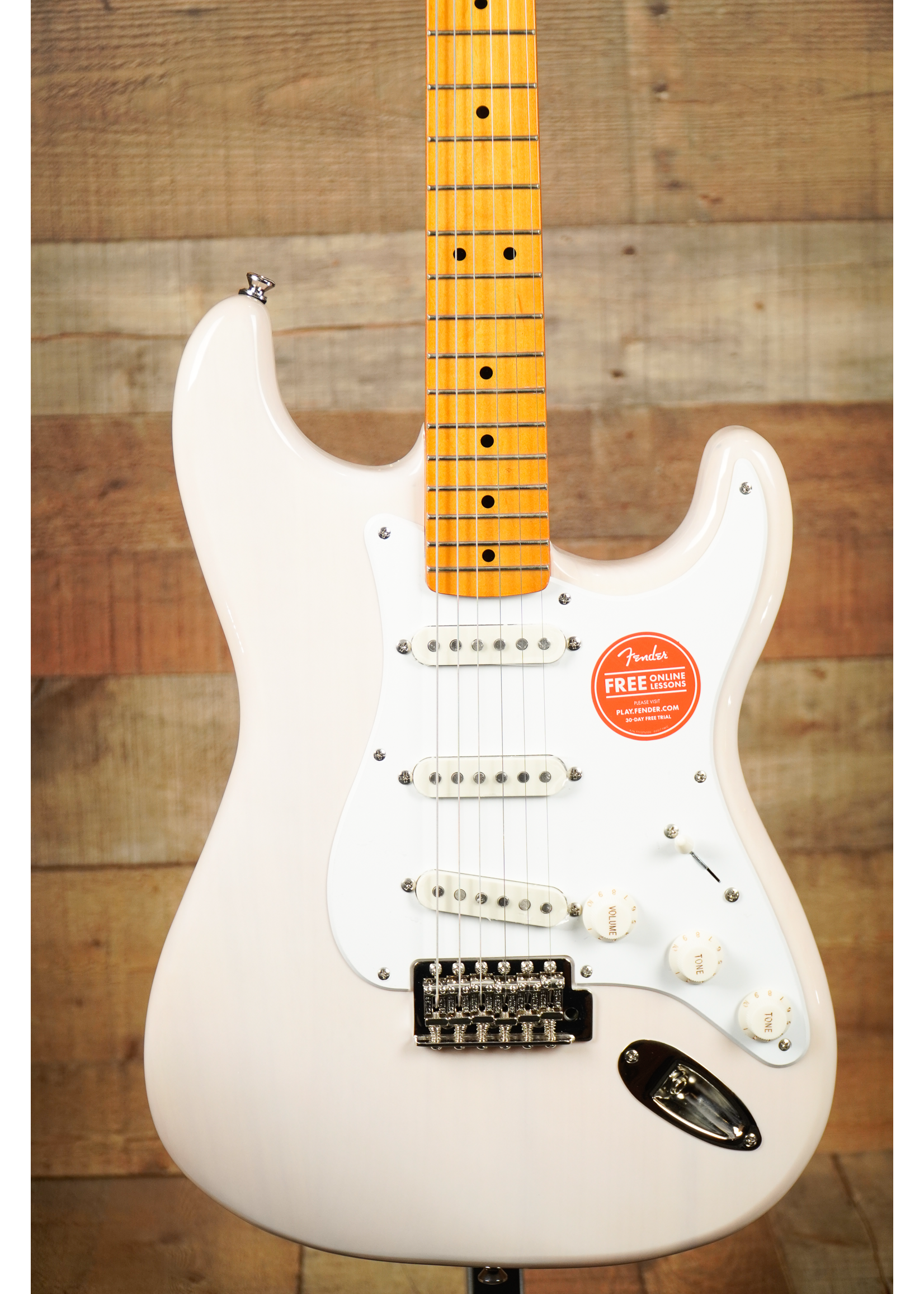 Squier Squier Classic Vibe '50s Stratocaster®, Maple Fingerboard, White Blonde