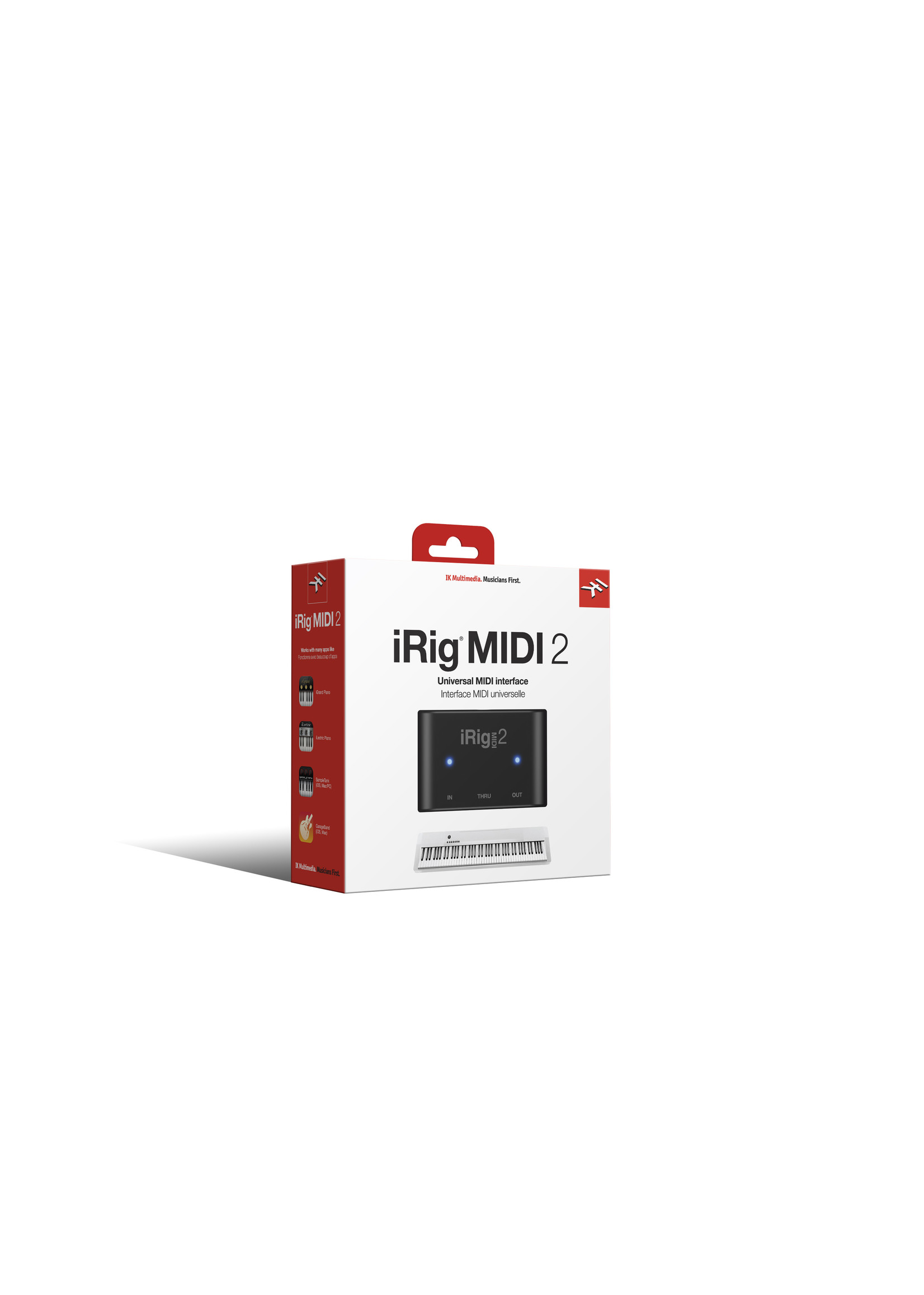 IK Multimedia IK Multimedia iRig MIDI 2 Universal MIDI Interface for  iPhone, iPad, iPod Touch, Android and Mac/PC