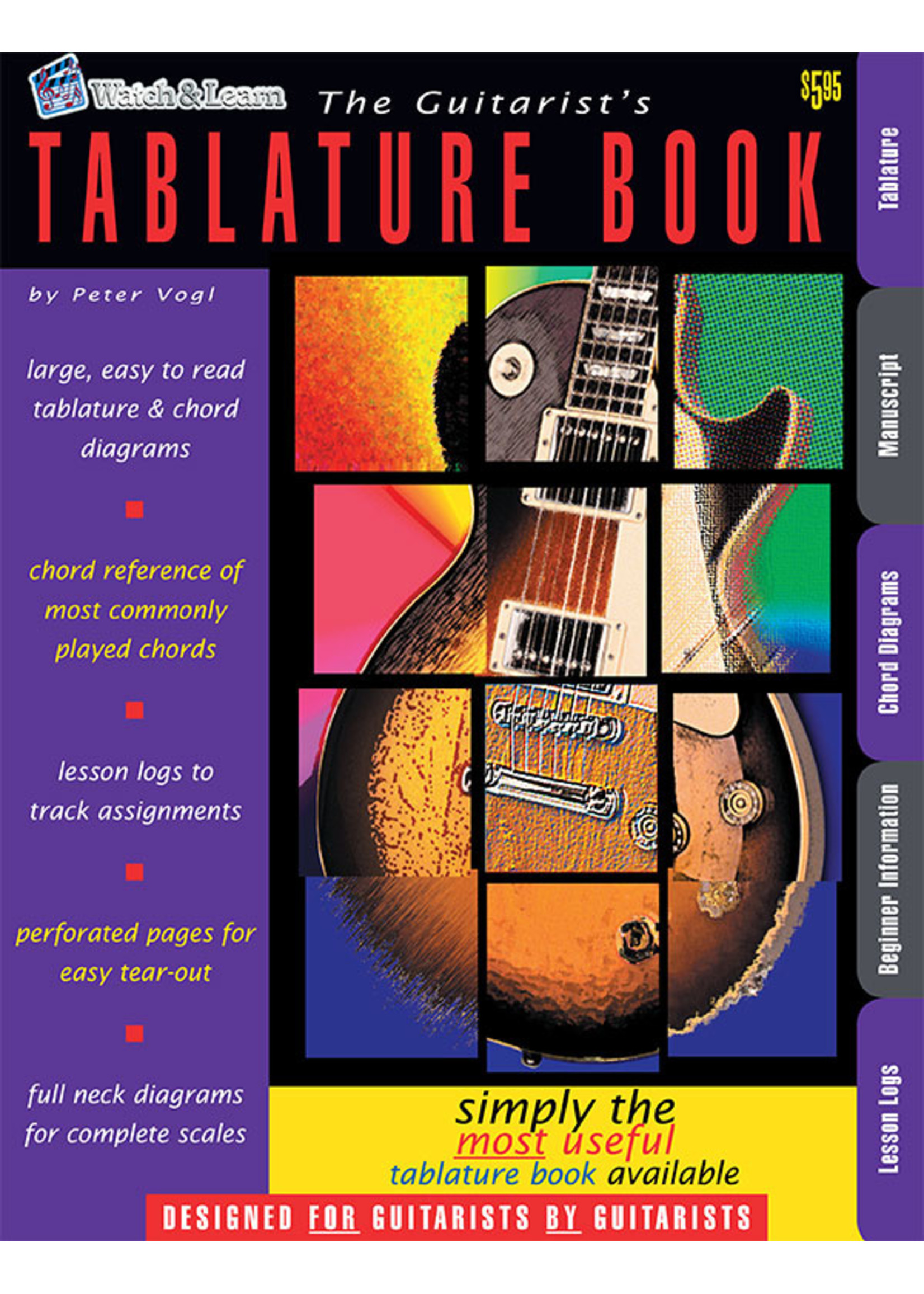 Watch & Learn INC Watch & Learn Guitarist's Tablature Book