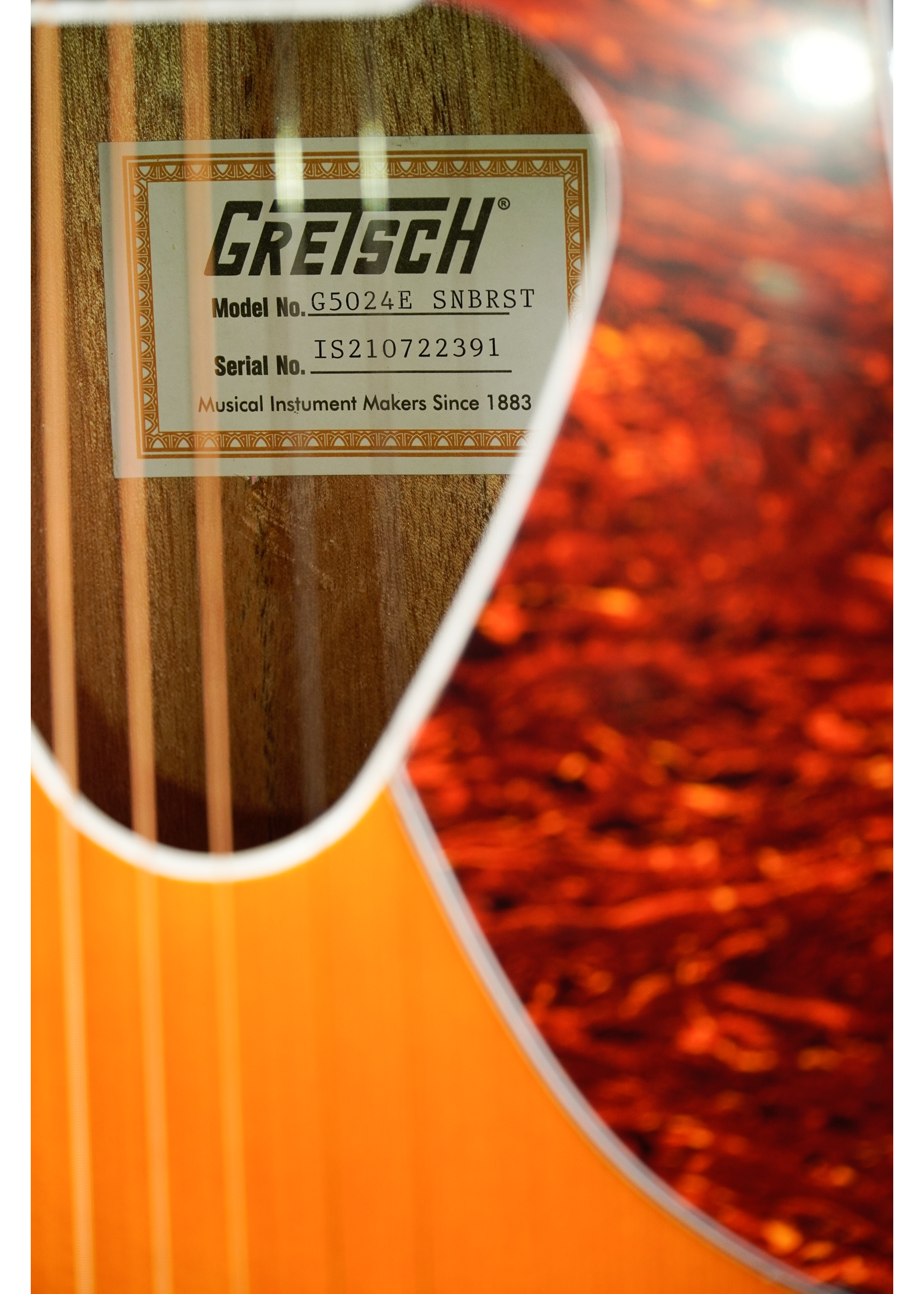 Gretsch Gretsch G5024E Rancher™ Dreadnought Electric, Fishman® Pickup System, Sunburst