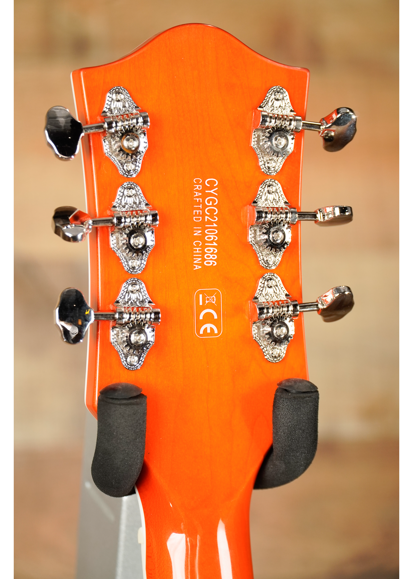 Gretsch Gretsch G5420T Electromatic® Classic Hollow Body Single-Cut with  Bigsby®, Orange Stain