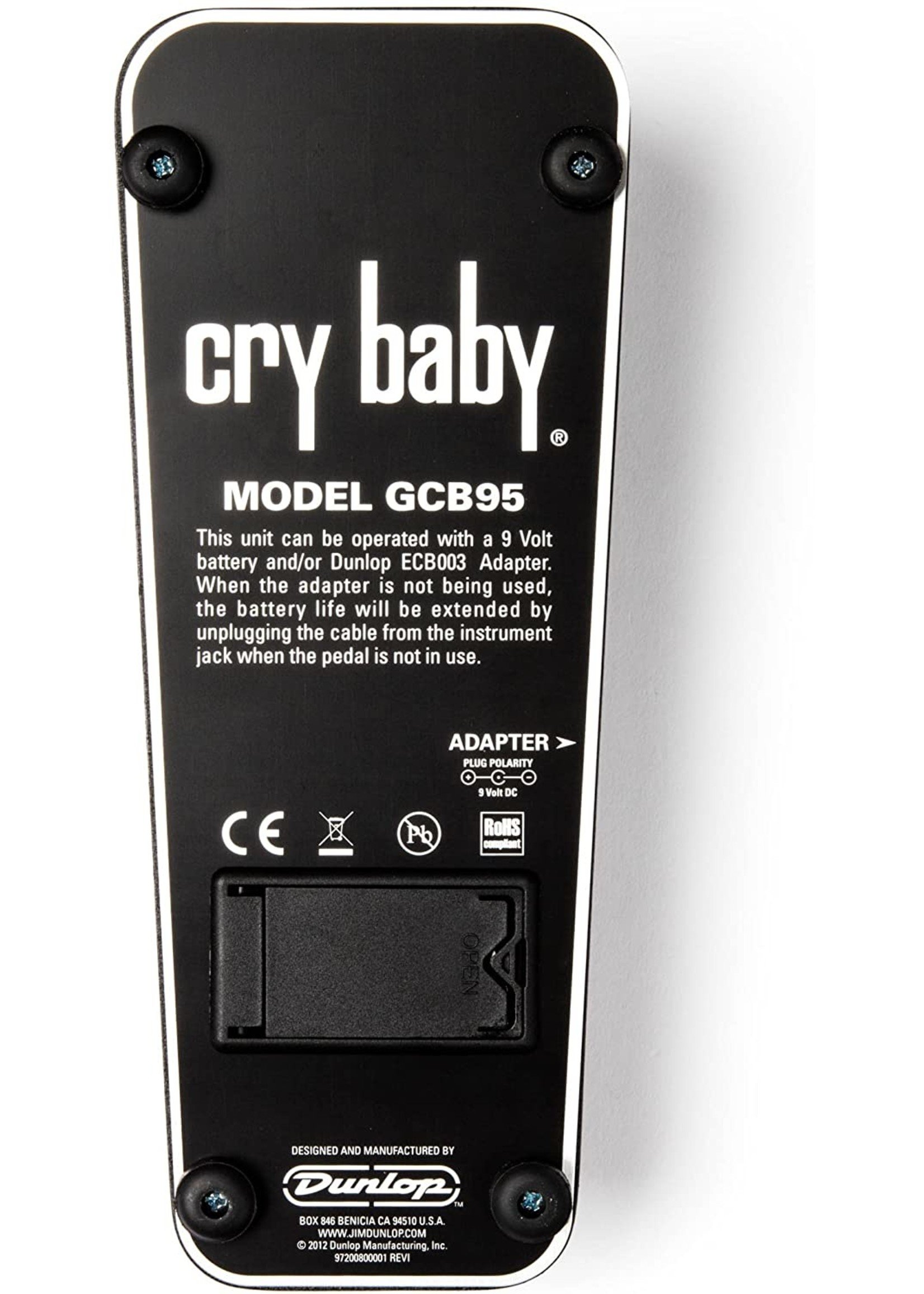 dunlop Dunlop Cry Baby Original Wah GCB95