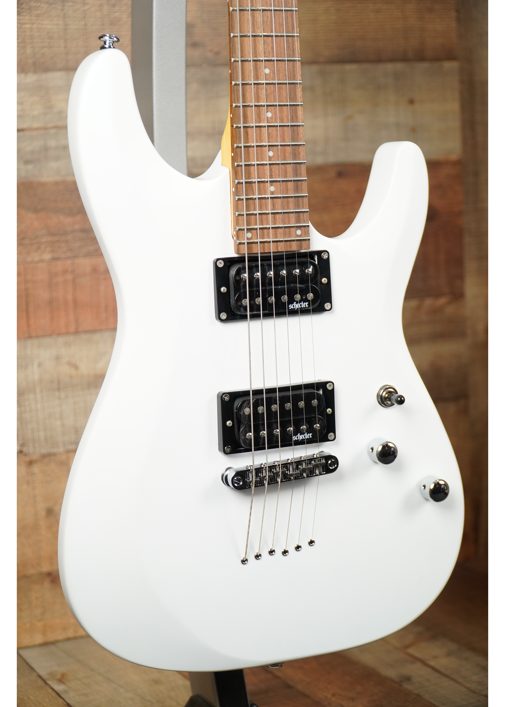 Schecter Schecter C-6 Deluxe Satin White