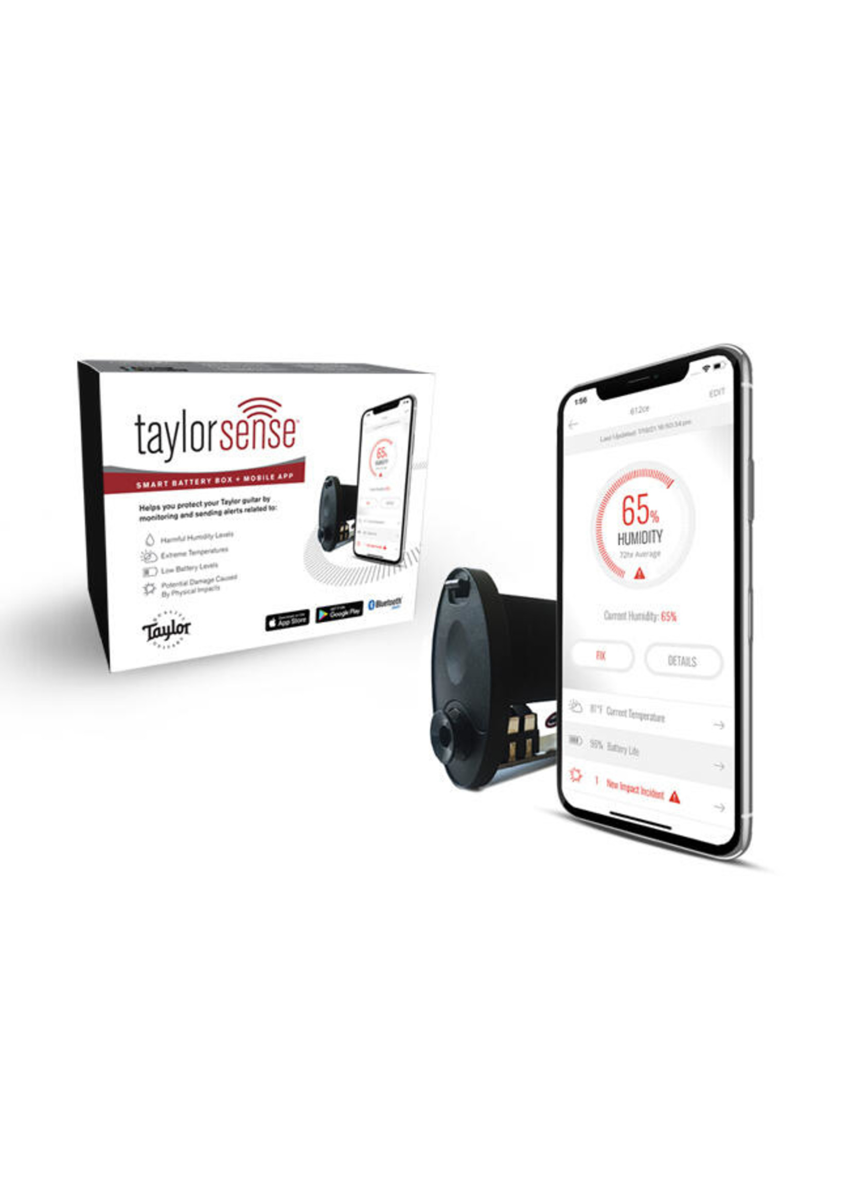 Taylor Taylor Sense Battery Box+Mob.App