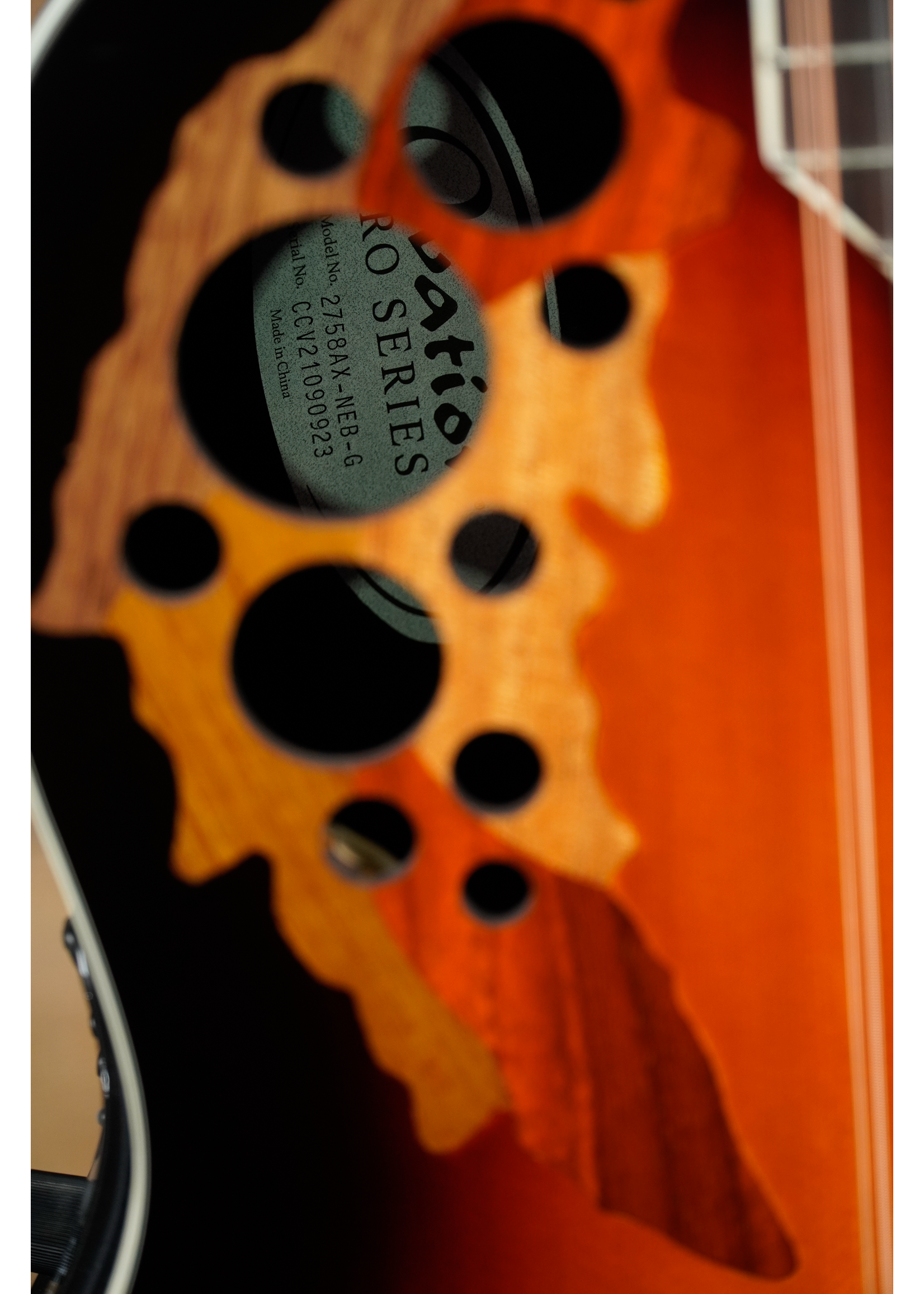 Ovation Ovation Timeless Elite 2758AX-NEB, MS/Deep Contour /Cutaway, New England Burst, 12-String