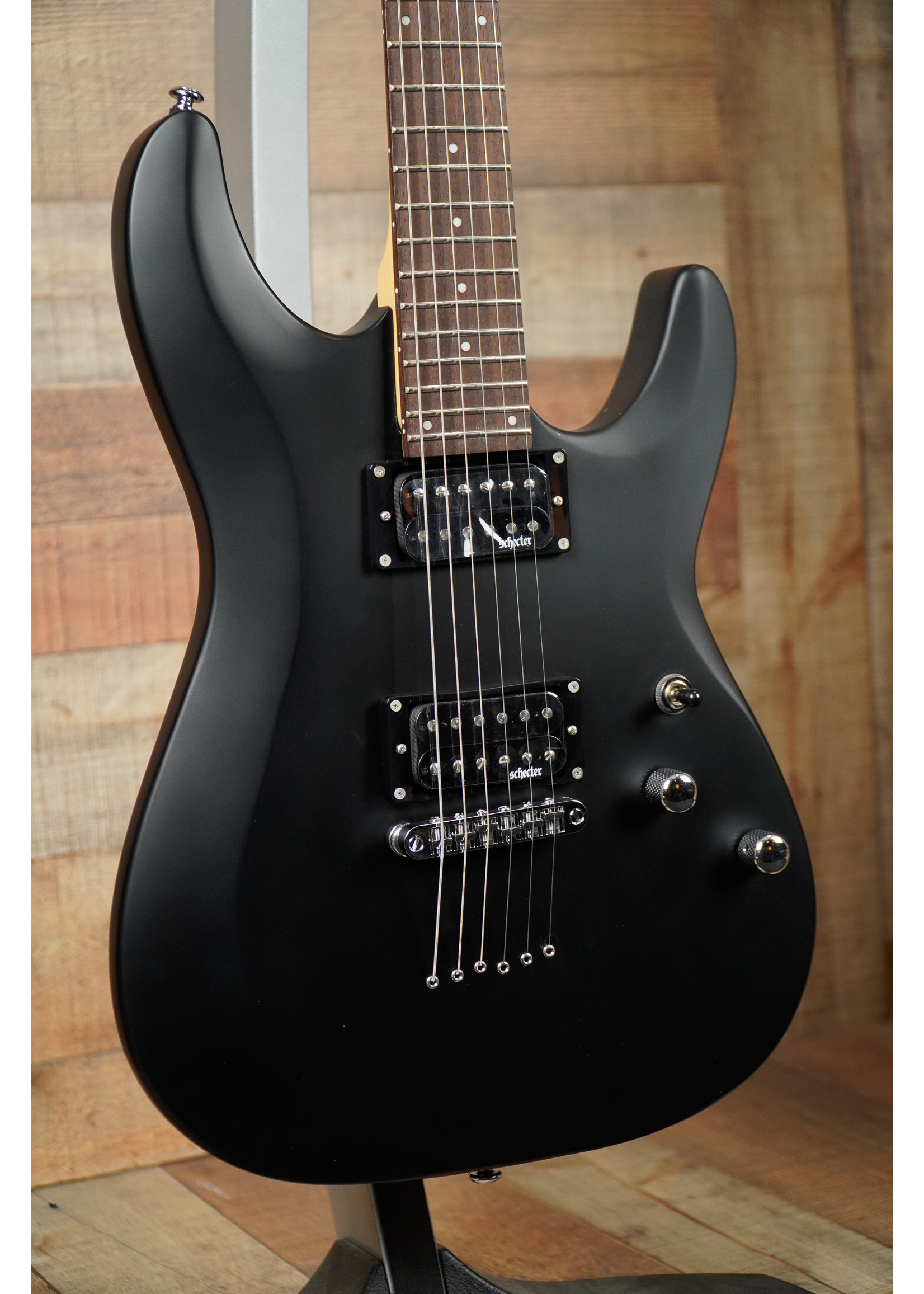 Schecter Schecter C-6 Deluxe Satin Black