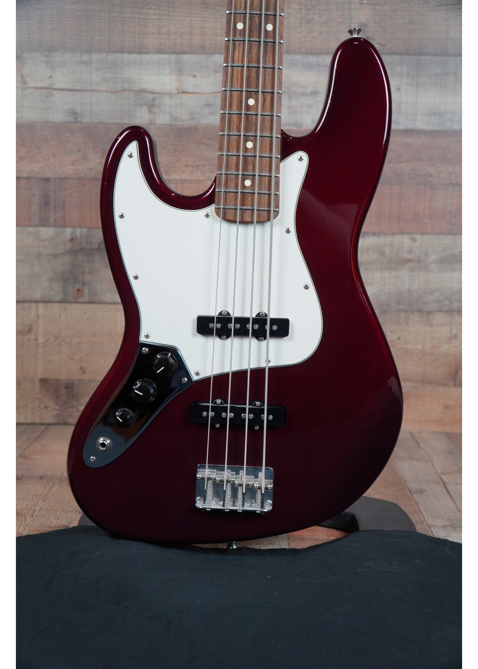 Fender Standard Jazz Bass® Left Handed (2001-2005), Rosewood Fingerboard, Midnight Wine