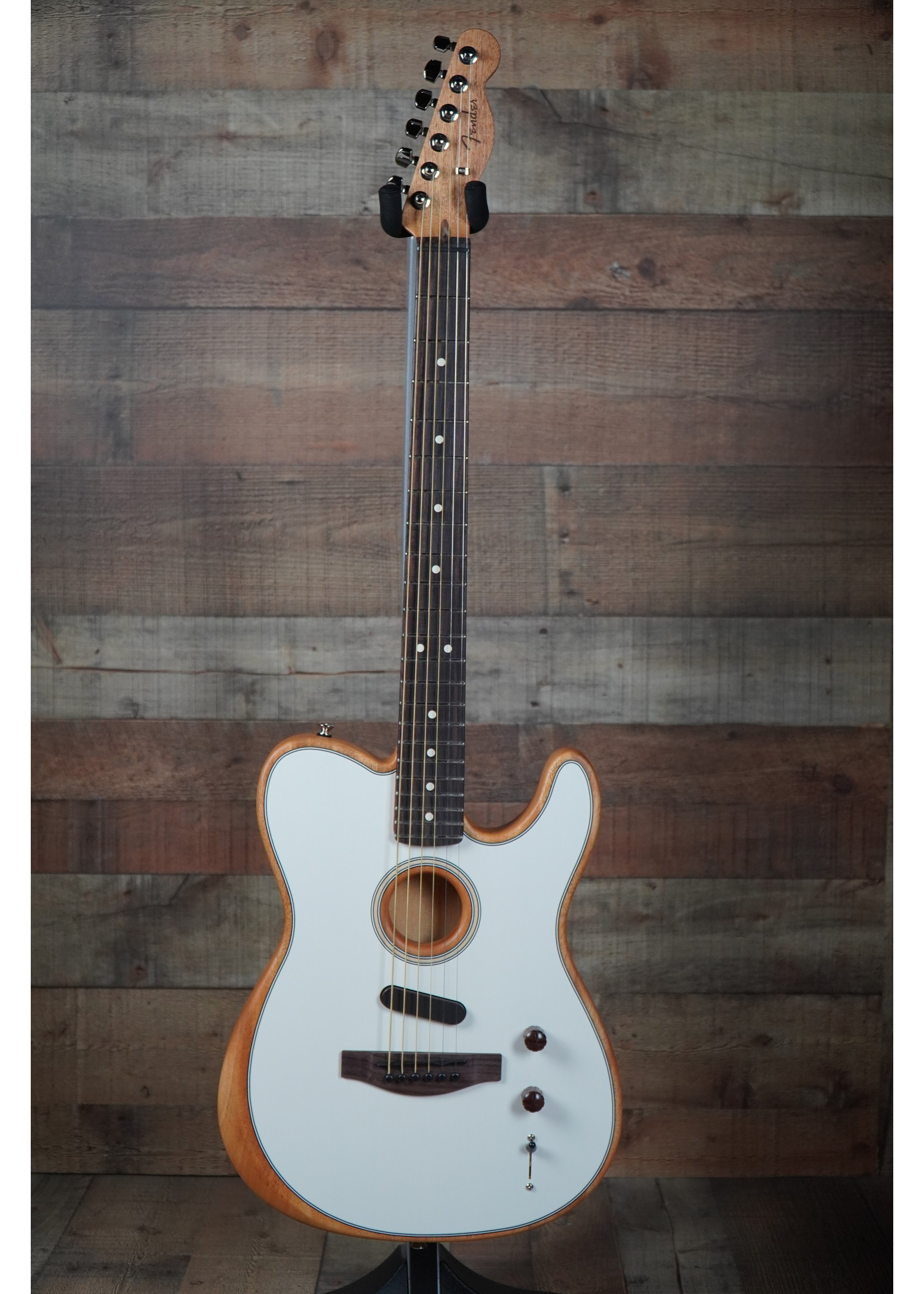 Fender Fender Acoustasonic® Player Telecaster®, Rosewood Fingerboard, Arctic White