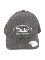 Taylor Taylor Flex Fit Cap Crown Logo Melange Heather S/M