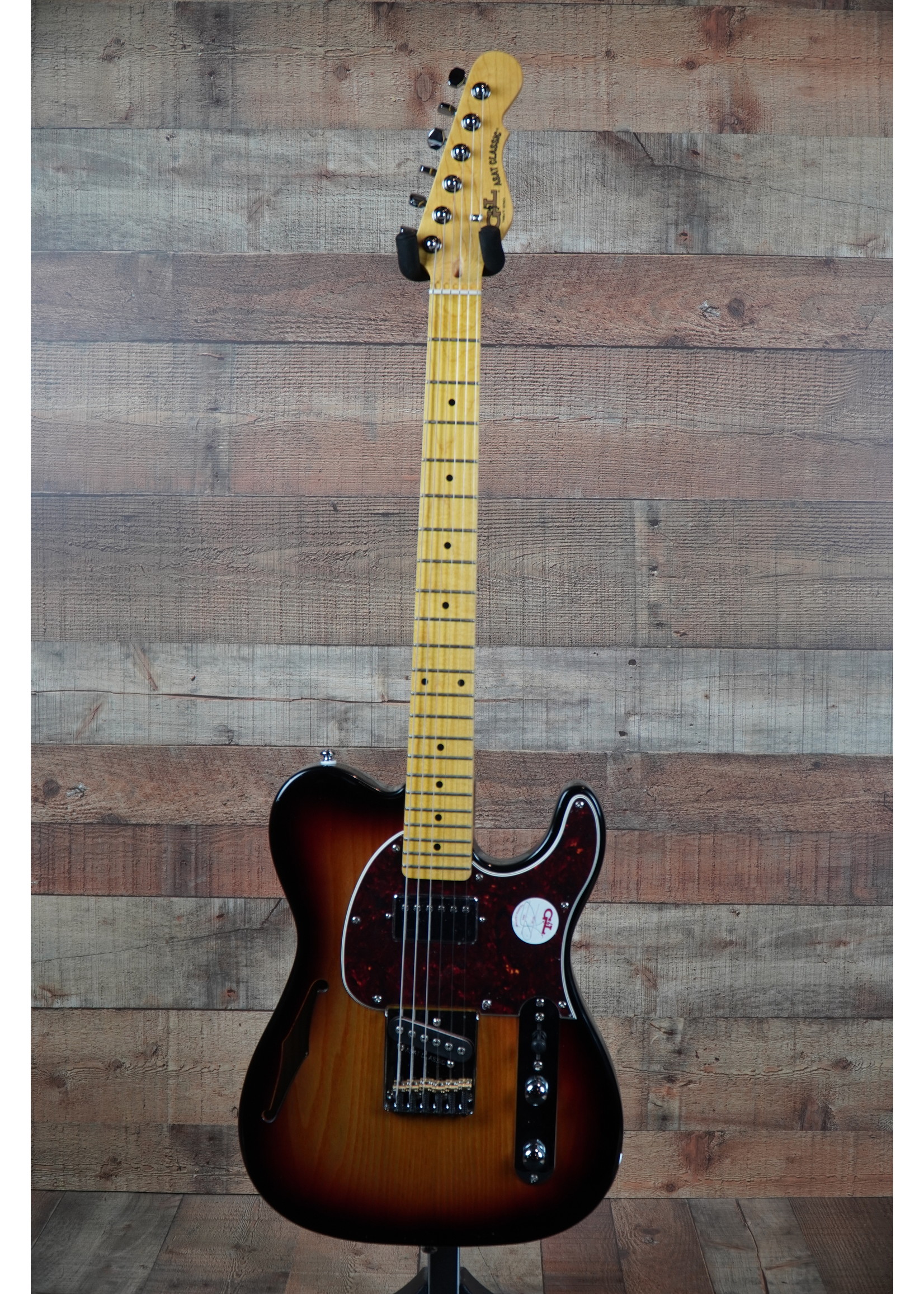 G&L G&L Tribute ASAT Classic Bluesboy Semi-hollow Electric Guitar - 3-tone  Sunburst