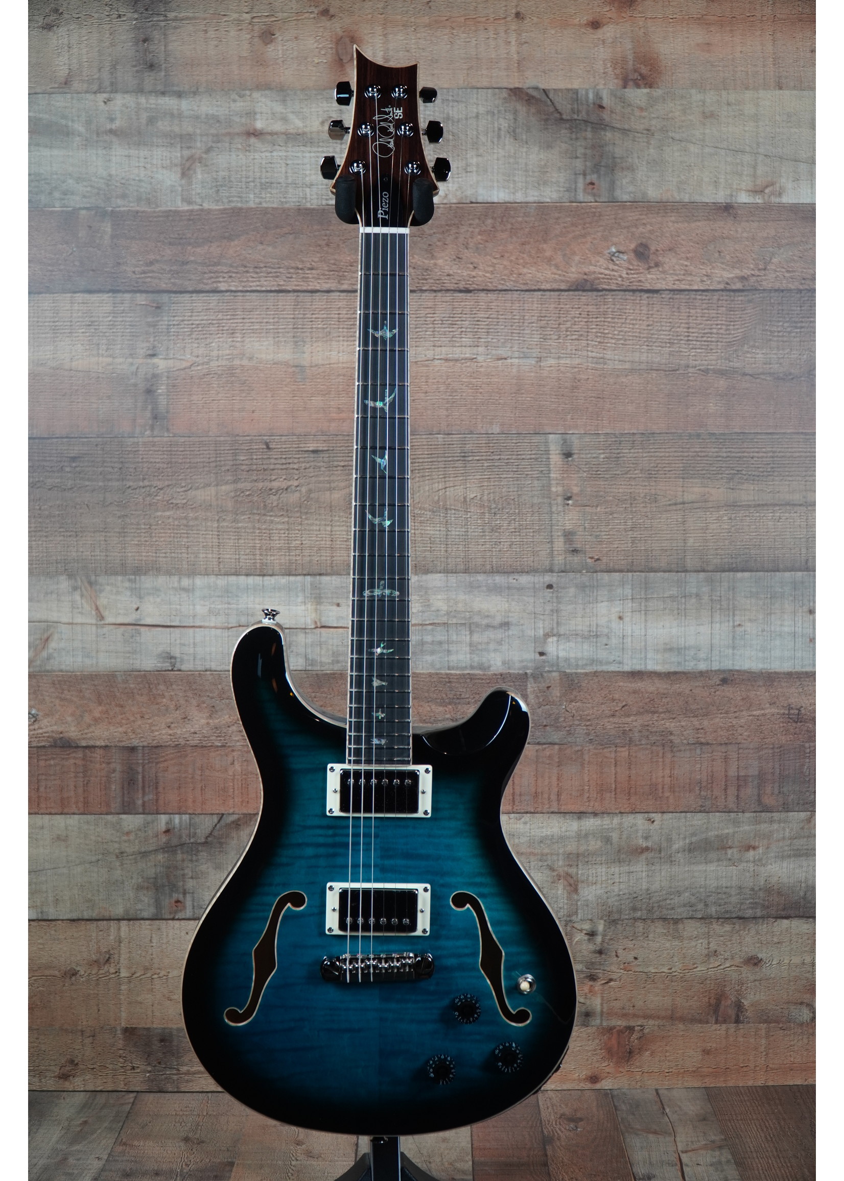 Paul Reed Smith Paul Reed Smith SE HOLLOWBODY II PIEZO Peacock Blue Burst