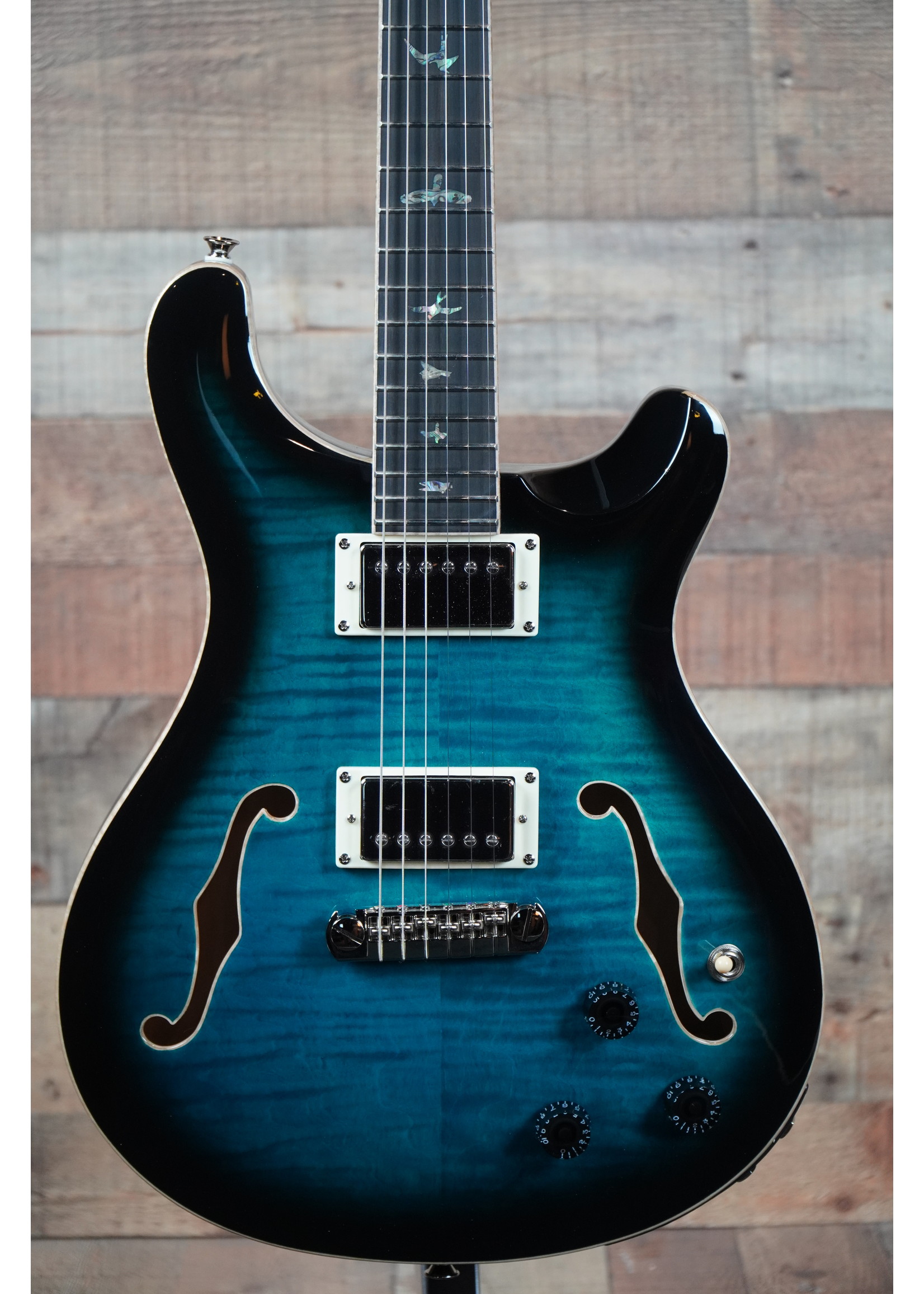 Paul Reed Smith Paul Reed Smith SE HOLLOWBODY II PIEZO Peacock Blue Burst