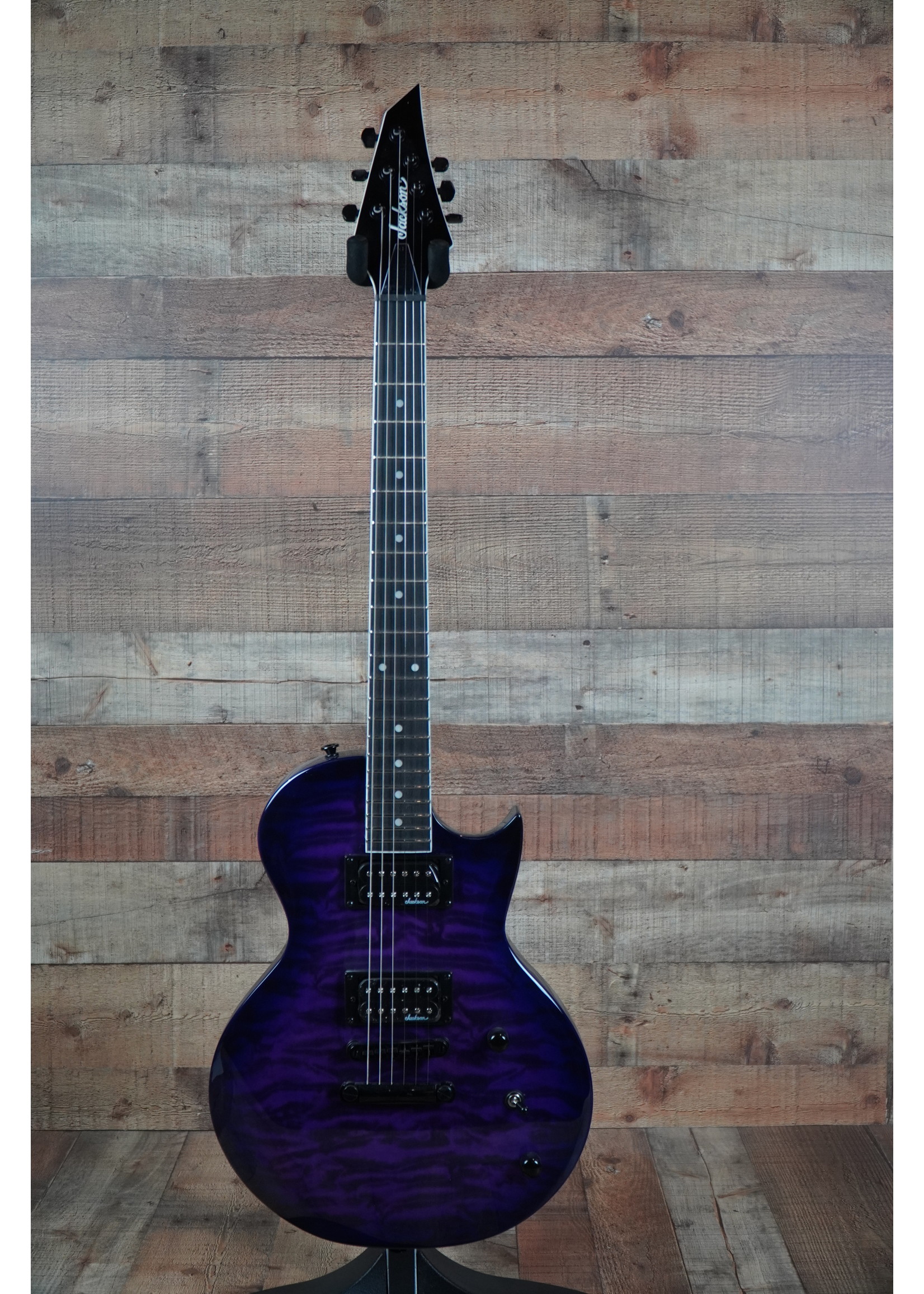 Jackson Jackson JS Series Monarkh SC JS22Q, Amaranth Fingerboard, Transparent Purple Burst