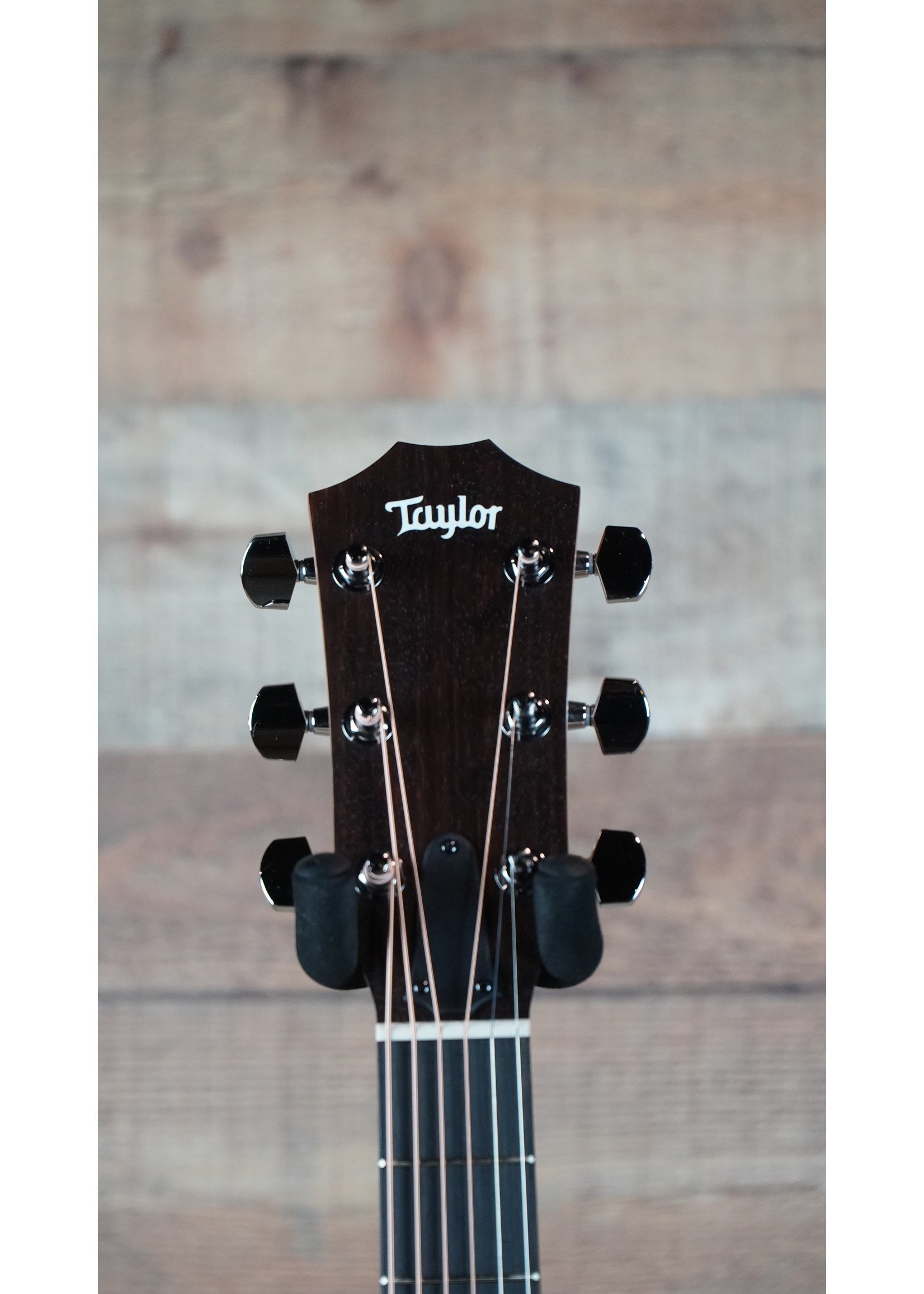 Taylor Taylor Academy 22e Walnut Top | Layered Walnut Back and Sides | Hard Rock Maple Neck | West African Crelicam Ebony Fretboard | ES-B Electronics | Non-cutaway | Gig Bag Case