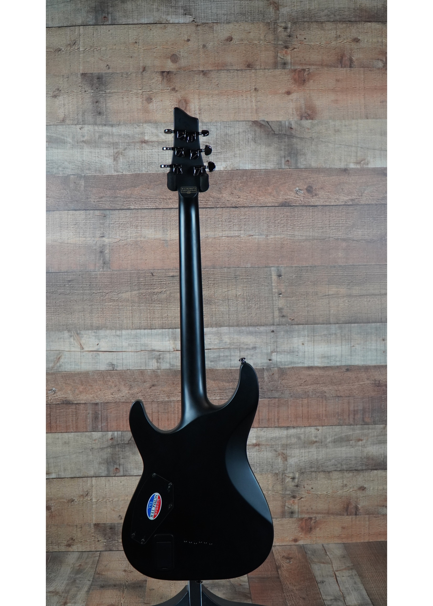 Schecter Blackjack SLS C-6 A Hell's Gate Satin Black (SBK) *Used Excellent Condition*