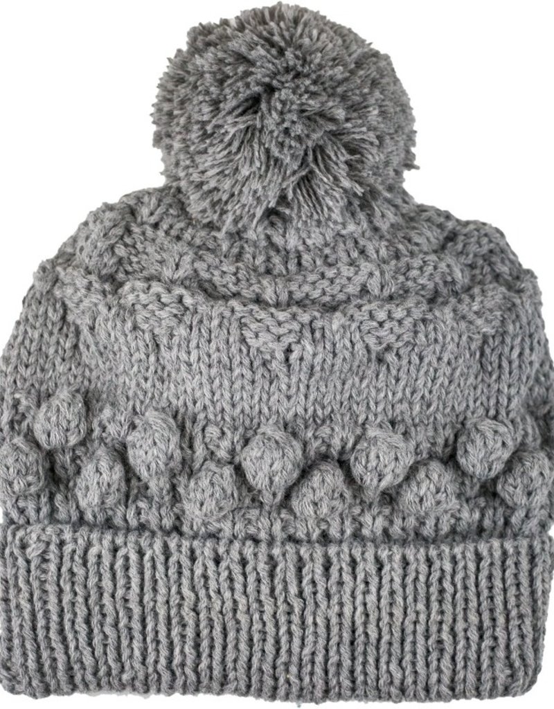 Andes Gifts Plain Pom Hat