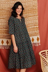 Mata Traders Thais Tiered Tapestry Dress
