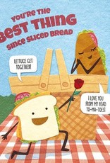 Good Paper Sliced Bread Love Greeting Card
