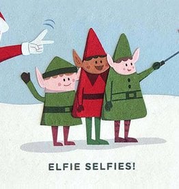 Good Paper Elfie Selfies Holiday Card