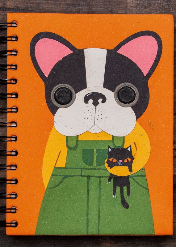 Mr. Ellie Pooh Boston Terrier Notebook