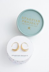 Starfish Project Crescent Moon Earrings