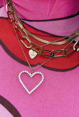 Beljoy Cherish Crystal Heart Necklace