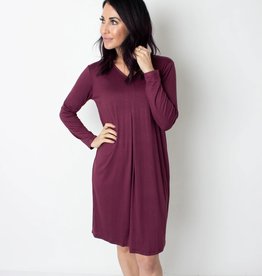 ByTavi Merlot Slub Dress