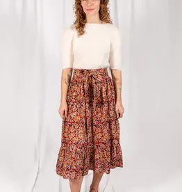 Mata Traders Nahla Ruby Midi Skirt