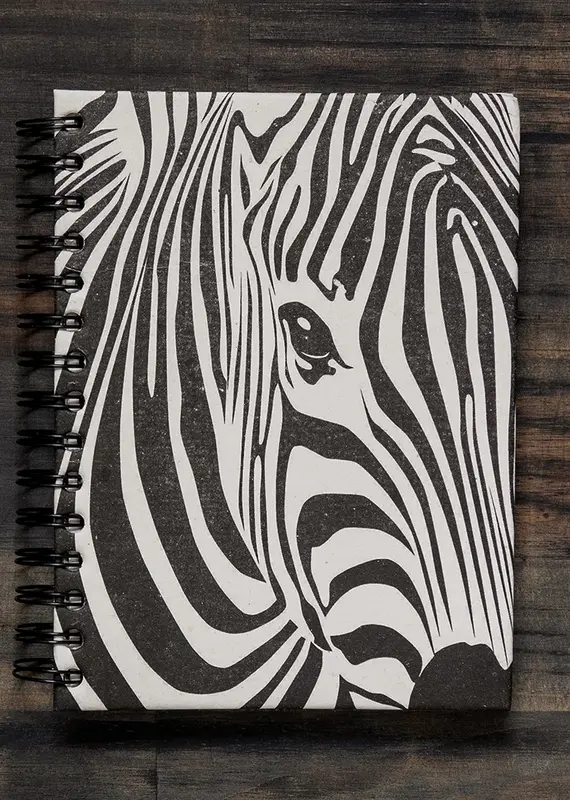Mr. Ellie Pooh Zebra Large Notebook