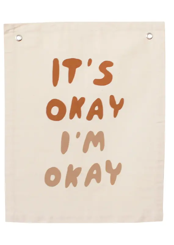 Imani Collective It's Okay,  I'm Okay Colorful Banner