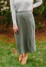 ByTavi Olive Pencil Skirt