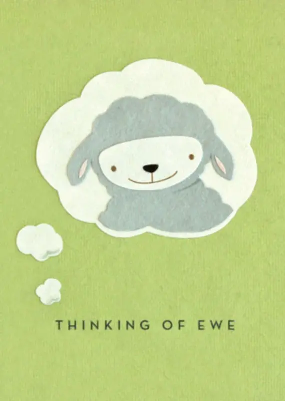 Good Paper Thinking of Ewe Card