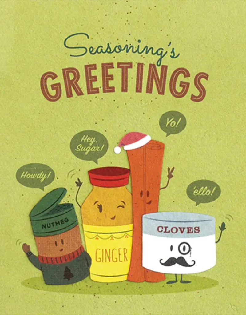 Good Paper Seasonings Greetings Card