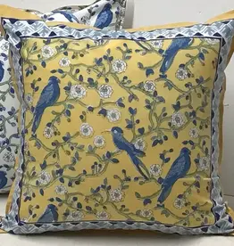 Natural Habitat Pakshi Blue Bird Pillow