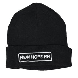 New Hope Railroad New Hope Railroad Men's Knit Beanie, Black