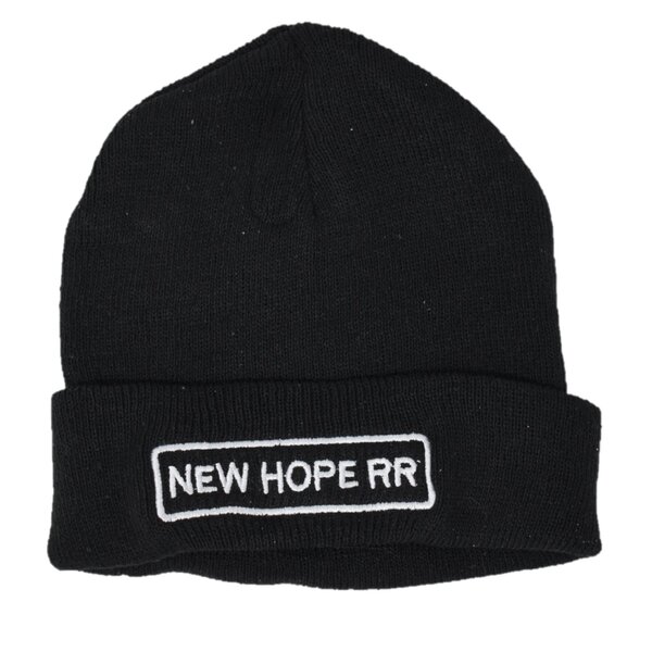 New Hope Railroad New Hope Railroad Men's Knit Beanie, Black