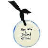 New Hope & Ivyland Round Ceramic Truck Ornament, 3.5"