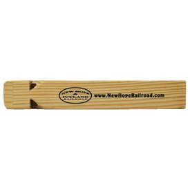 New Hope Railroad New Hope & Ivyland Large Wooden Train Whistle