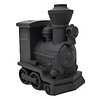 Metal Train Money Bank, Black